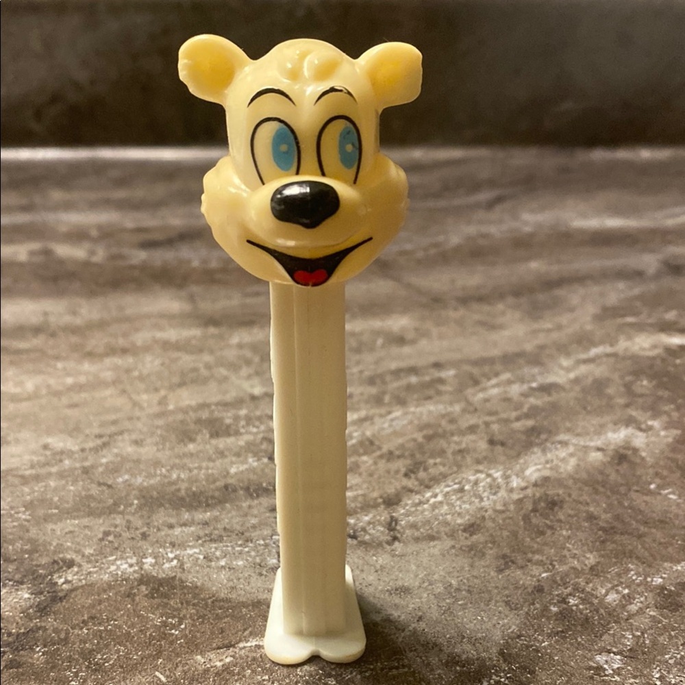 Icee Bear Pez Dispenser - White Stem